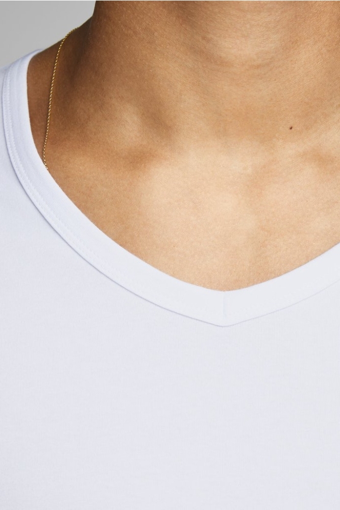 BASIC V-NECK TEE S/S NOOS 12059219 White